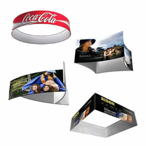 Examples of large hanging overhead displays